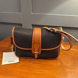 Dooney & Bourke Black and Brown Crossbody Bag NWT
